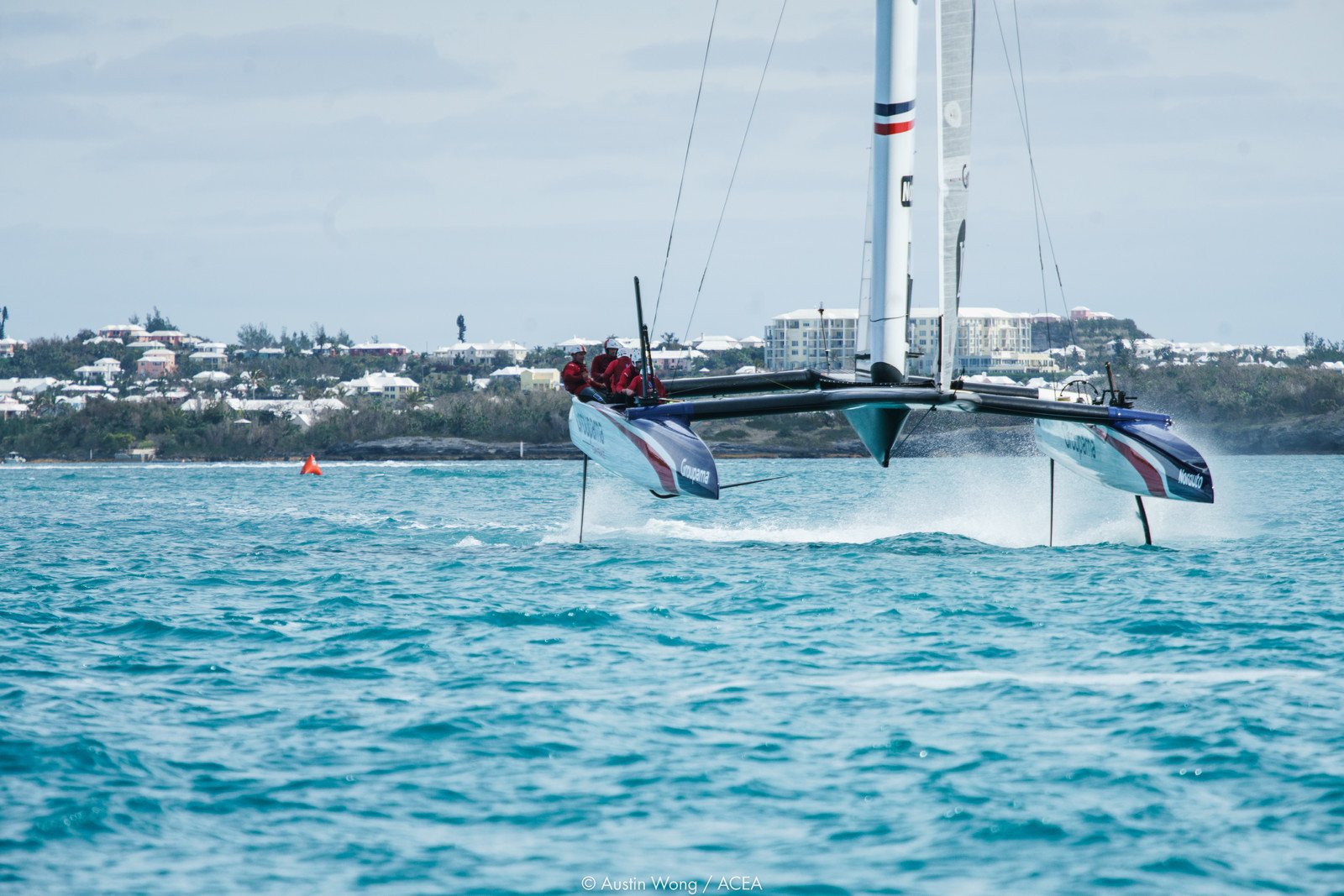 26/03/2017 - Hamilton (BMU) - 35th America's Cup Bermuda 2017 - America's Cup Class (ACC) boats practice racing
