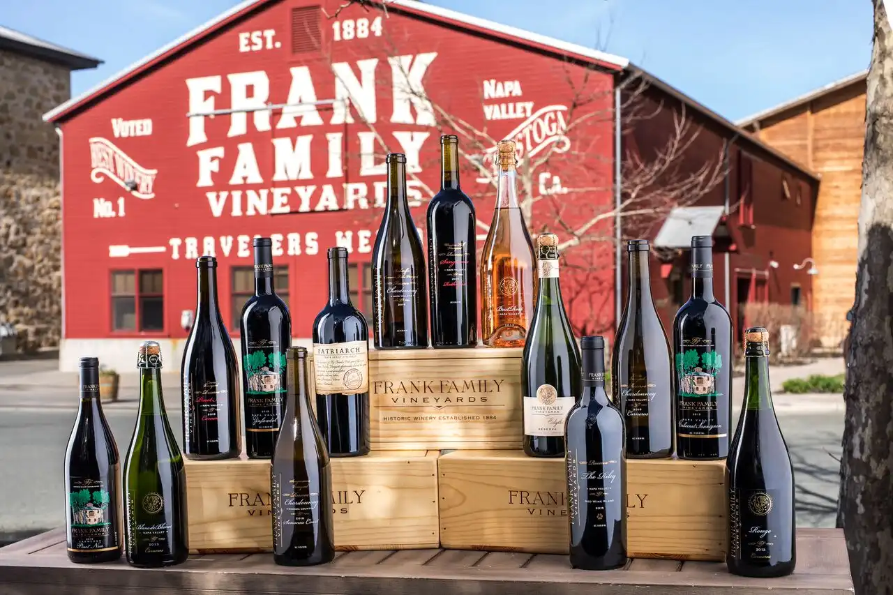 Wines at Frank Family Vineyards