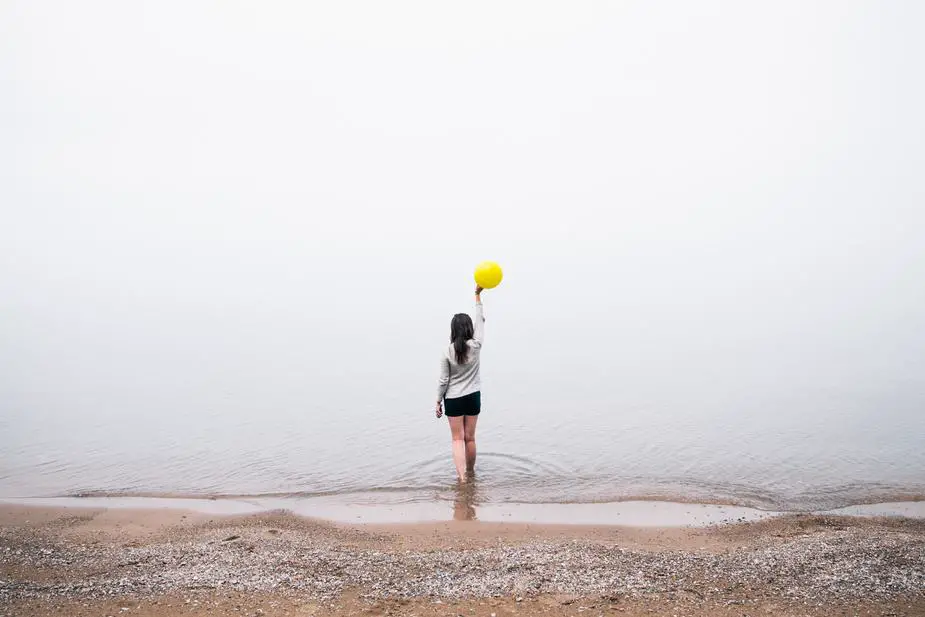 Walking on the beach